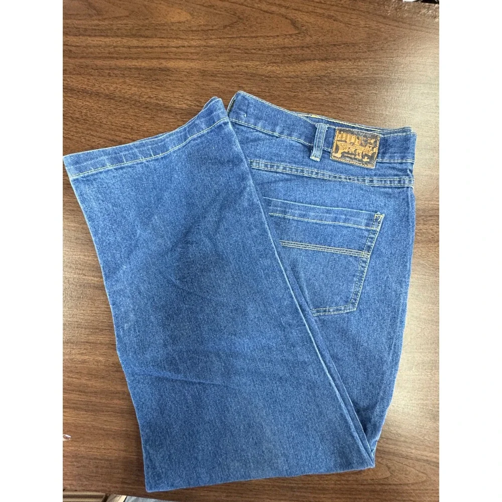 Duke Jeans Blue Authentic Fit Straight Leg Denim Pants Style 025 40/M Mens